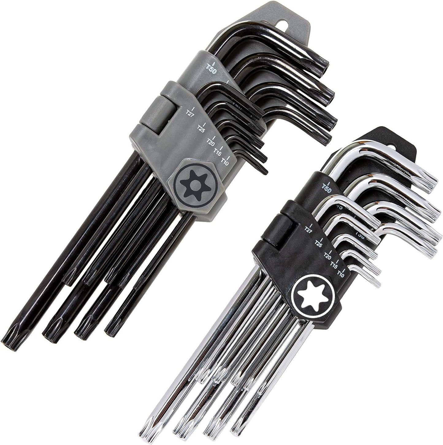 Owl Tools Torx Wrench and Security Bit Wrench Set (18 Wrenches) 9 Standard Torx Star Wrenches and 9 Security Tamper Proof Torx Wrenches